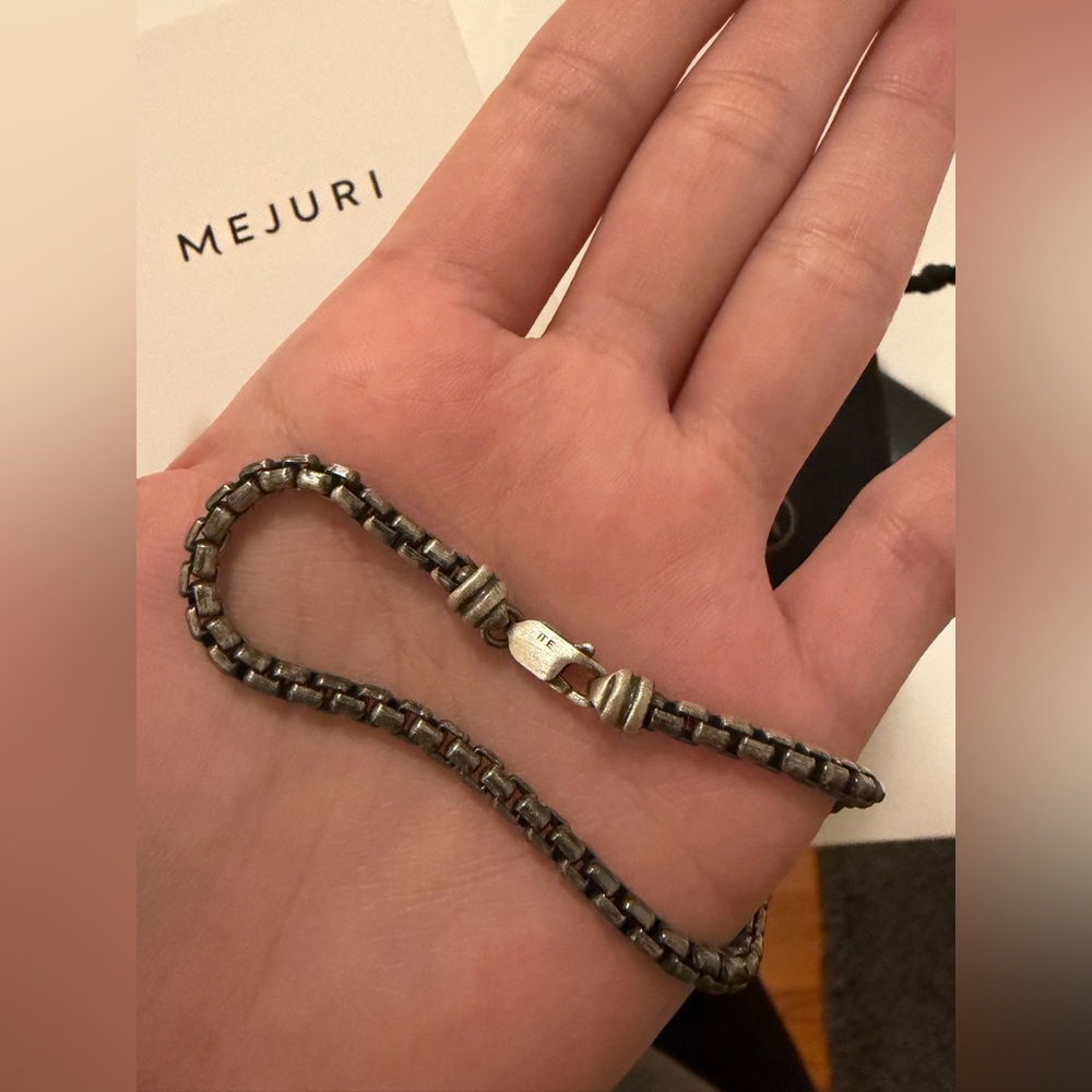 Mejuri Men’s Silver Bracelet XL, 7.5 inches - Picture 6 of 7